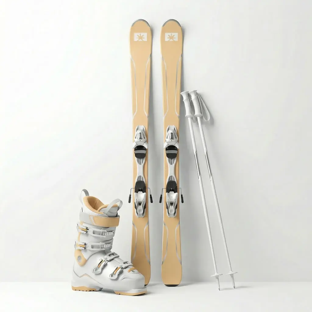 EQUIPO ESQUÍ ADULTO GAMA MEDIA MUJER (Esquís, botas y bastones)