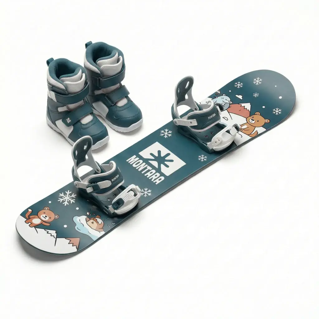 EQUIPO SNOWBOARD INFANTIL (Tabla y botas)