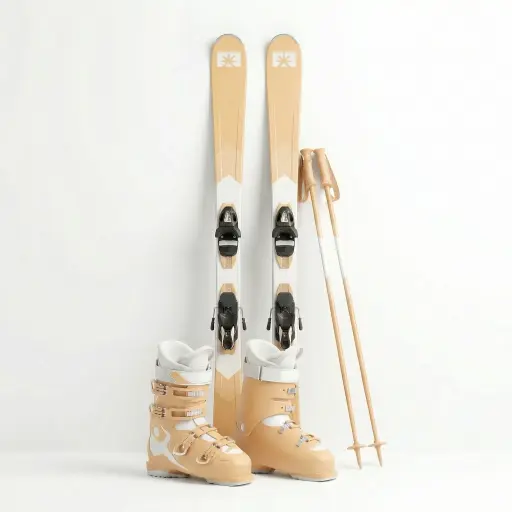 EQUIPO ESQUÍ ADULTO MUJER GAMA ALTA (Esquís, botas y bastones)