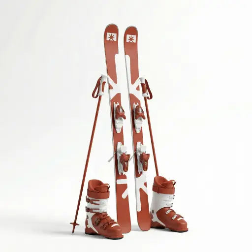 EQUIPO ESQUÍ ADULTO GAMA MEDIA HOMBRE (Esquís, botas y bastones)