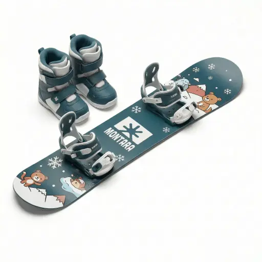 EQUIPO SNOWBOARD INFANTIL (Tabla y botas)